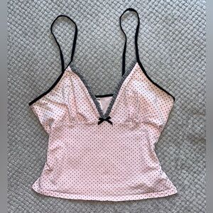 polka dot tank top